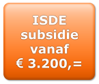 ISDE  subsidie vanaf   3.200,=